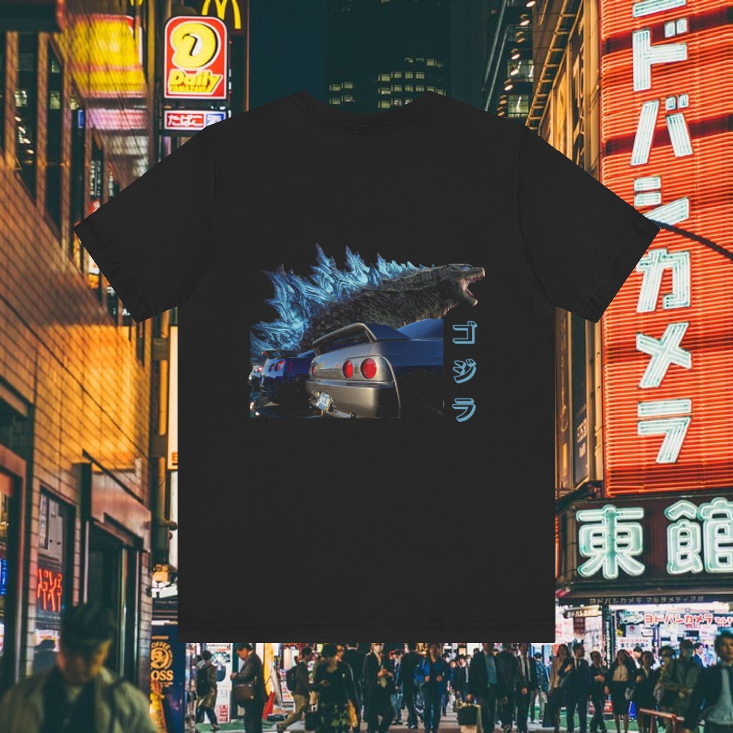 Car Godzilla Tshirt - Unisex Tee