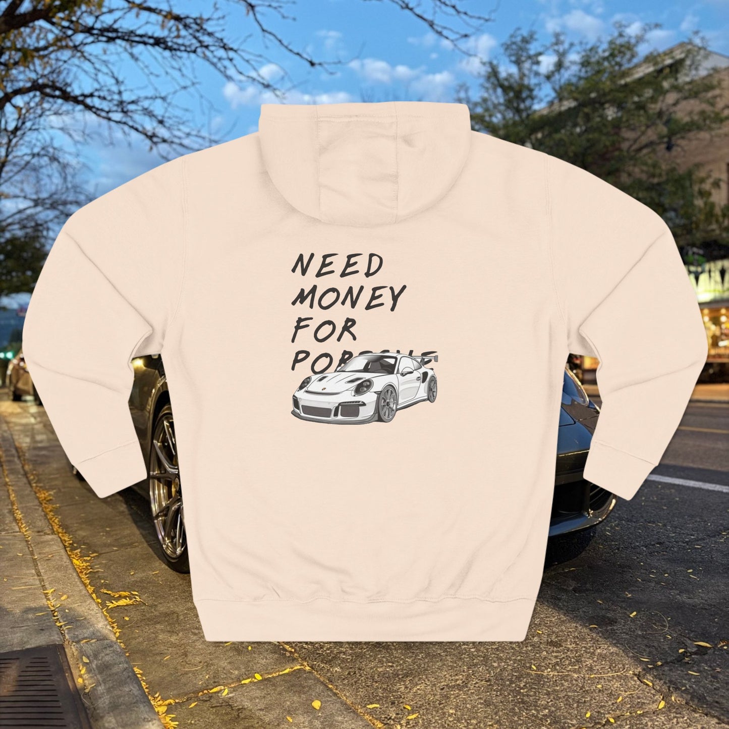 "Broke Ass - Need Money for Porsche" Hoodie