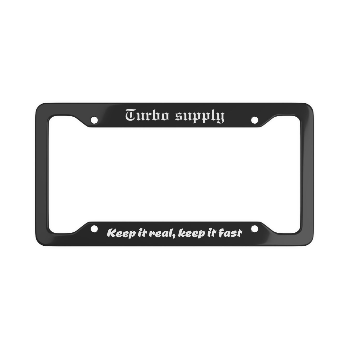 Fast and Real License Plate Frame