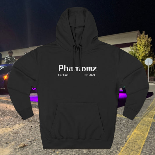 Phantomz Car Club Fleece Hoodie – EST. 2024