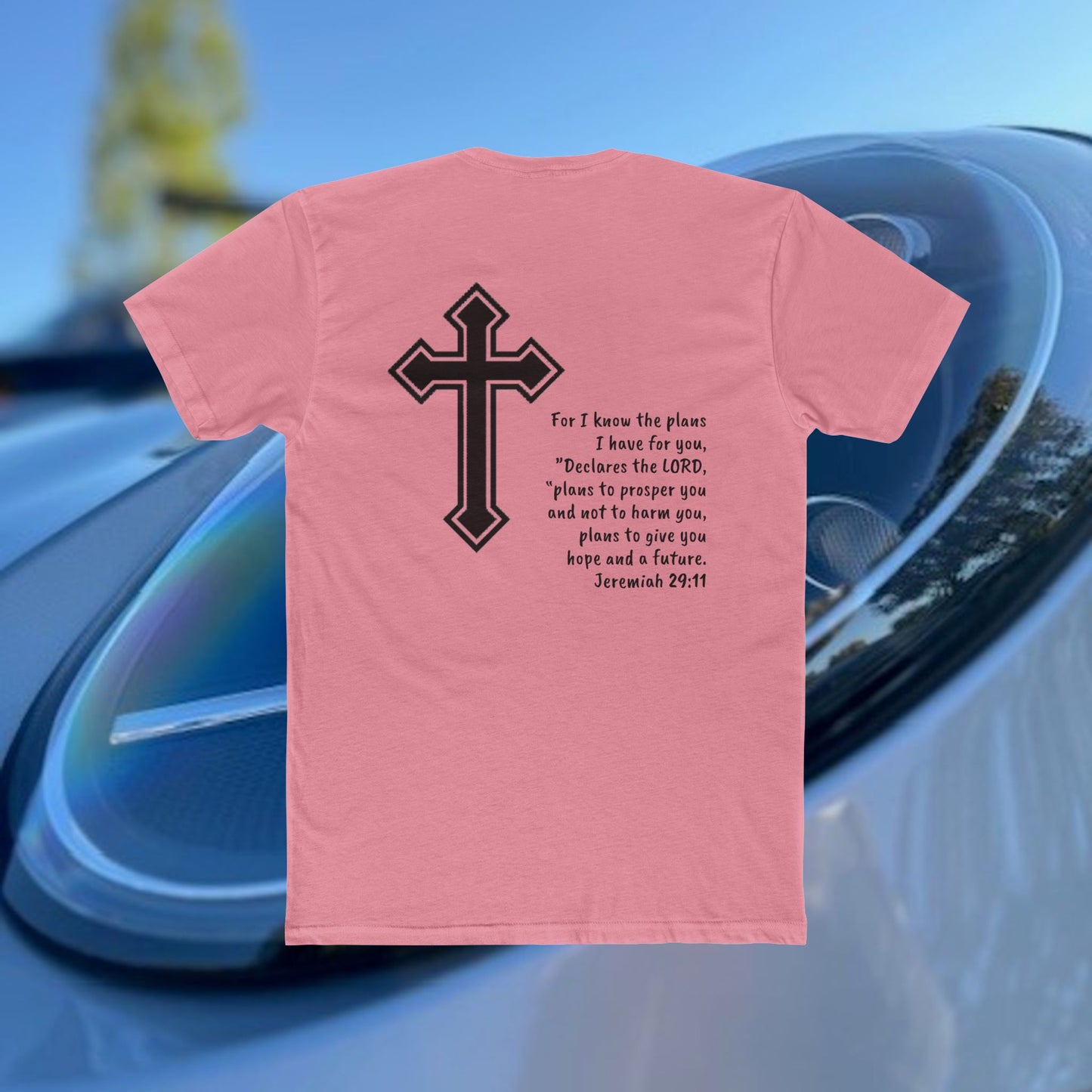 "Jeremiah 29:11 - Jesus Cares" T-Shirt