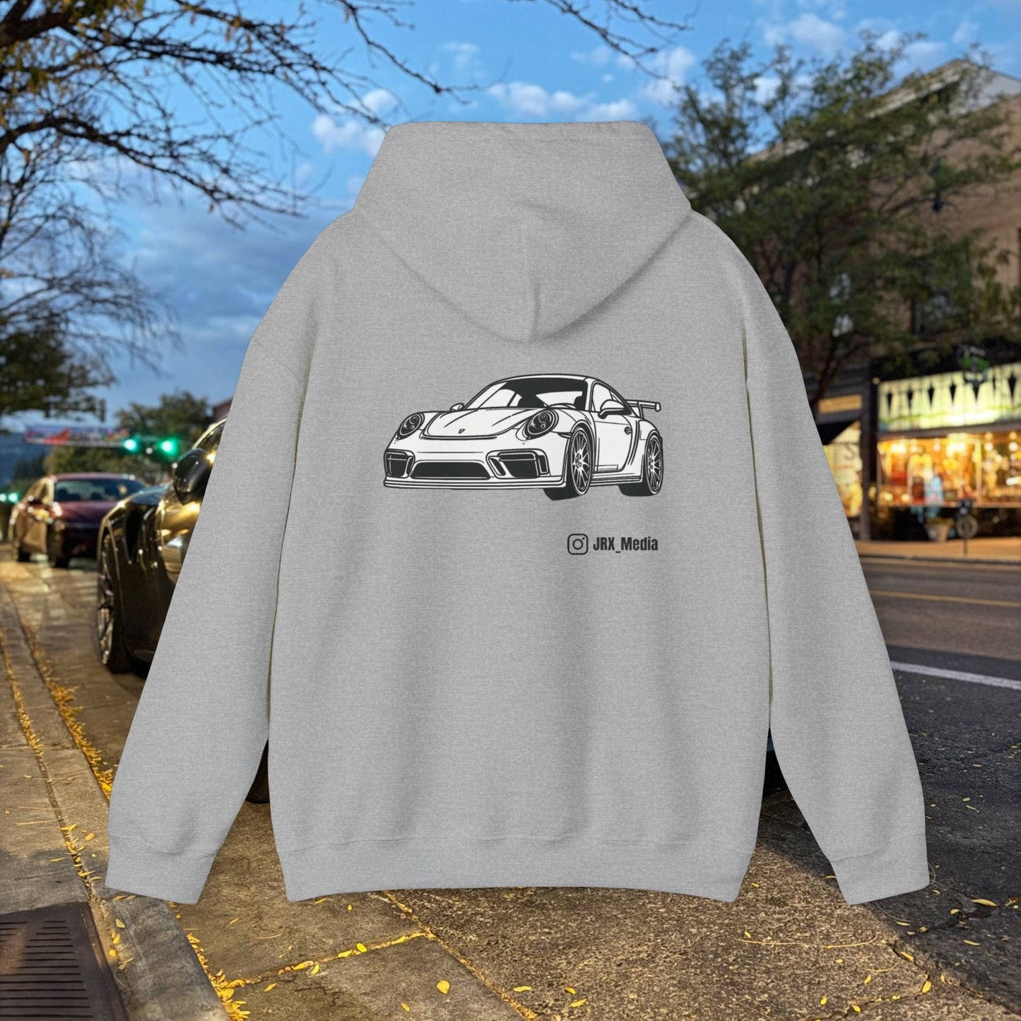 Porsche Hoodie - Sponsor JRX Media