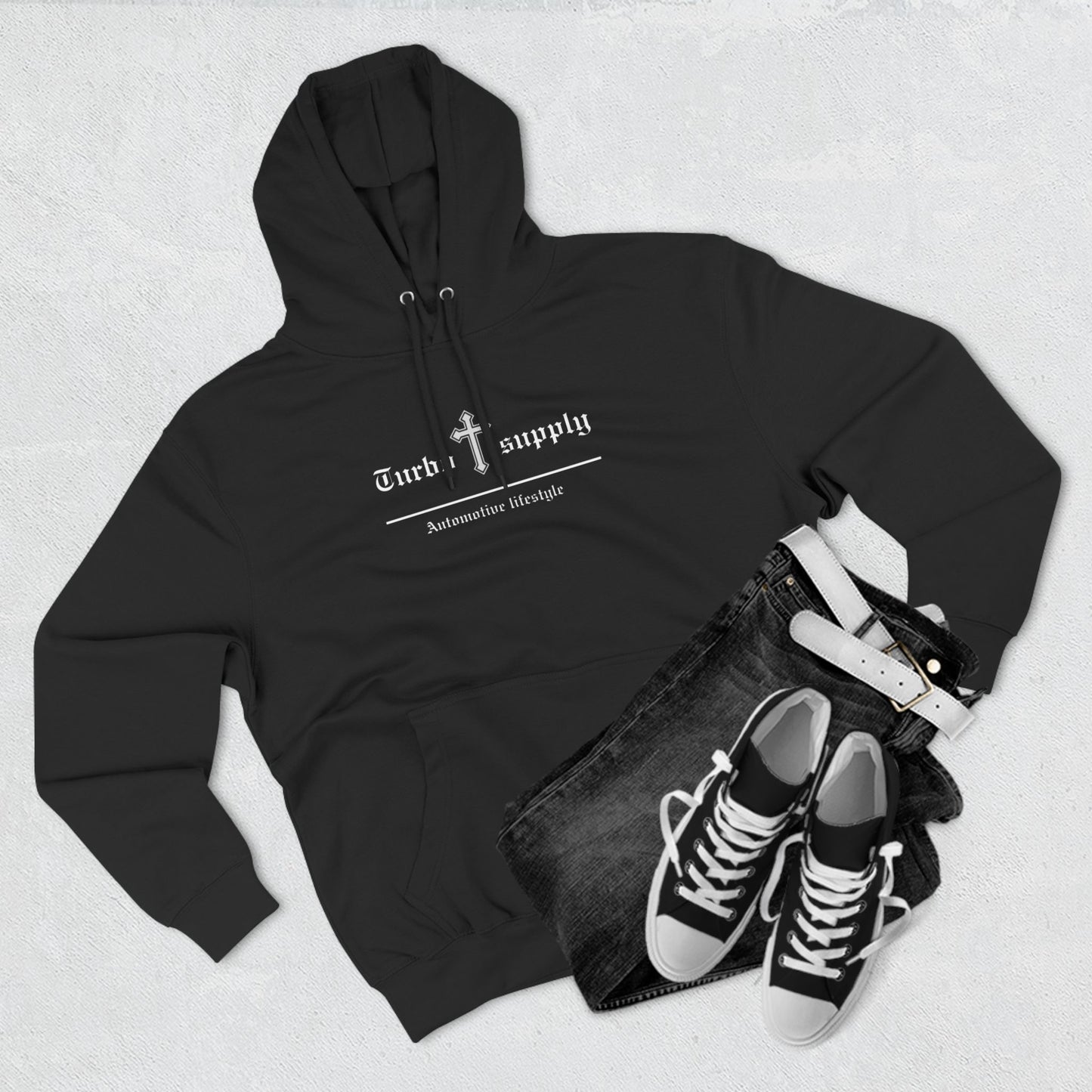 "We Don’t Pray for Love, We Just Pray for Cars" Fleece Hoodie