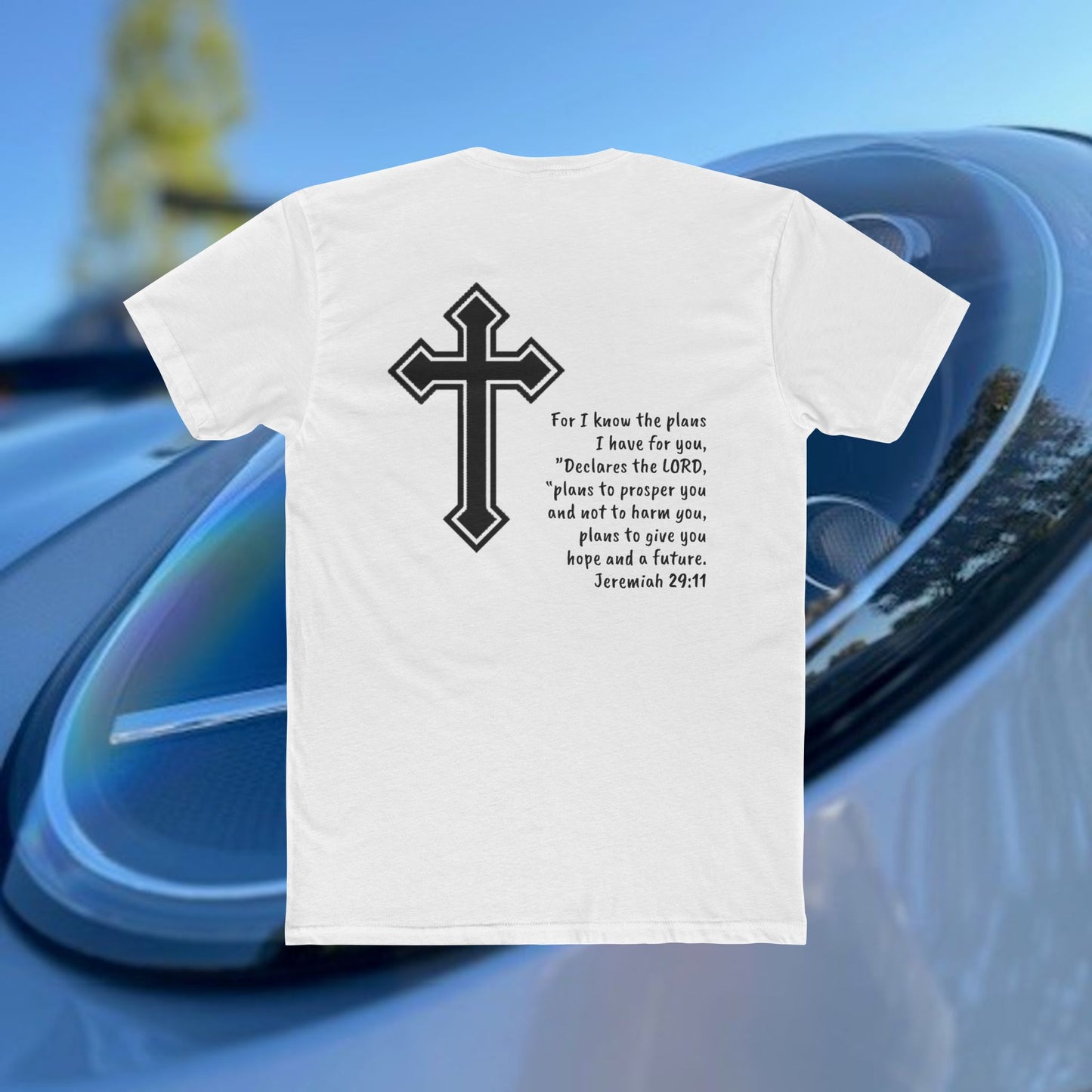 "Jeremiah 29:11 - Jesus Cares" T-Shirt