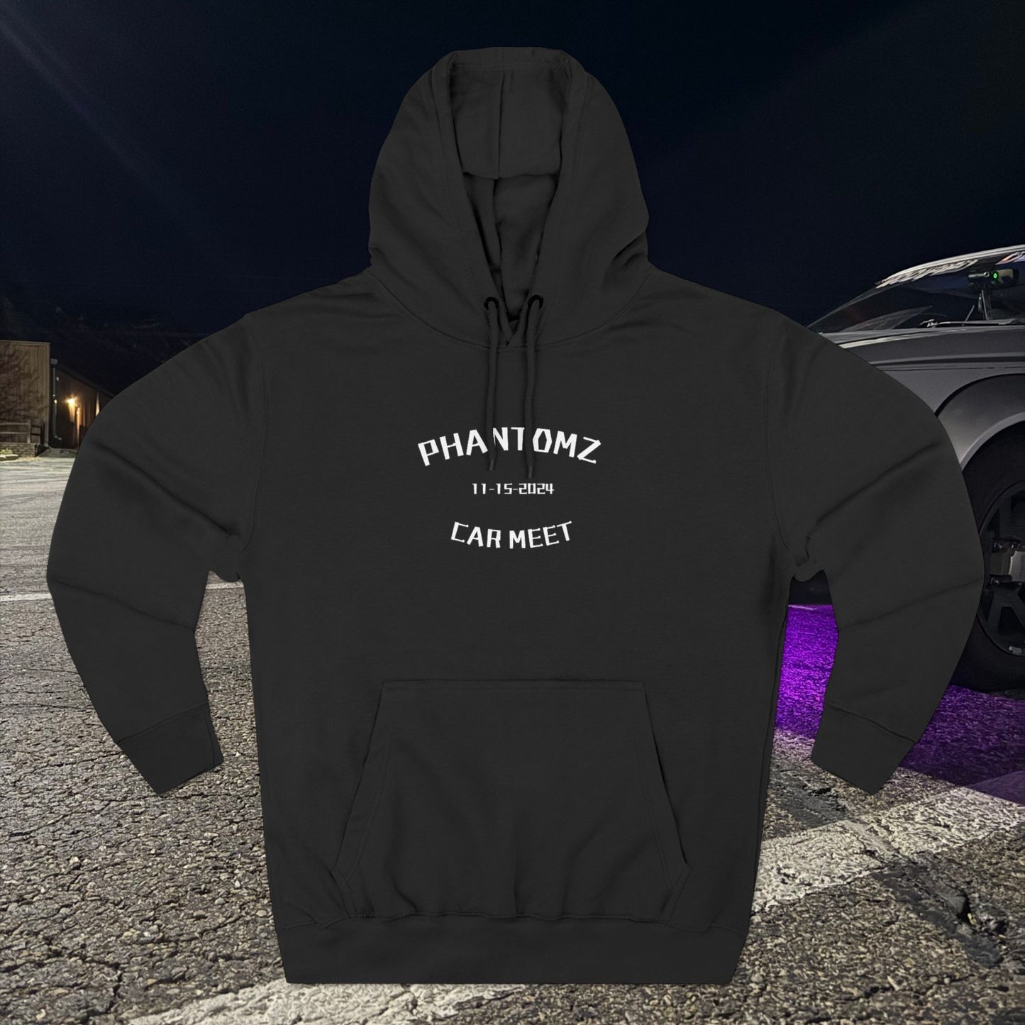 Phantomz Car Meet Fleece Hoodie – 11/15/2024 Edition