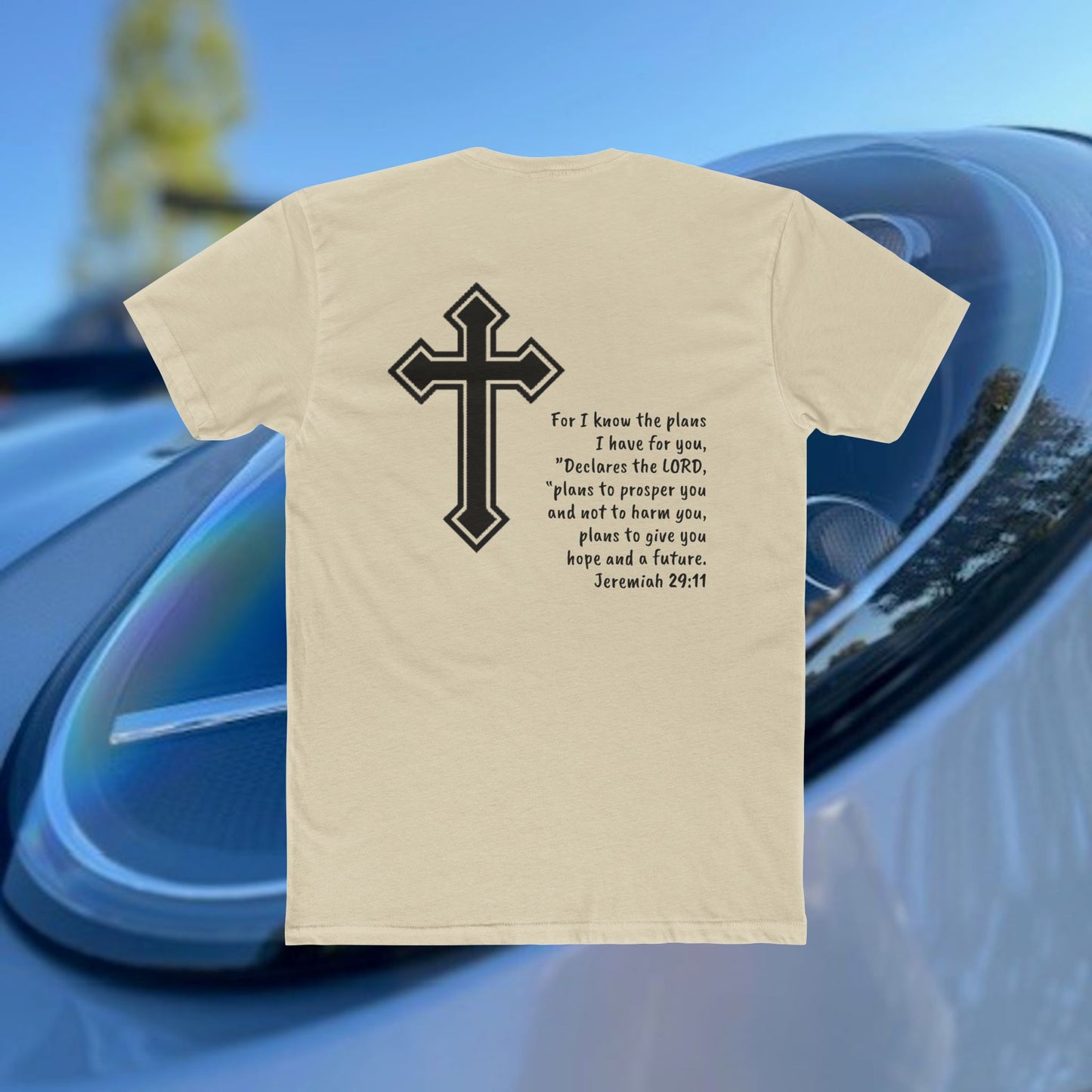 "Jeremiah 29:11 - Jesus Cares" T-Shirt