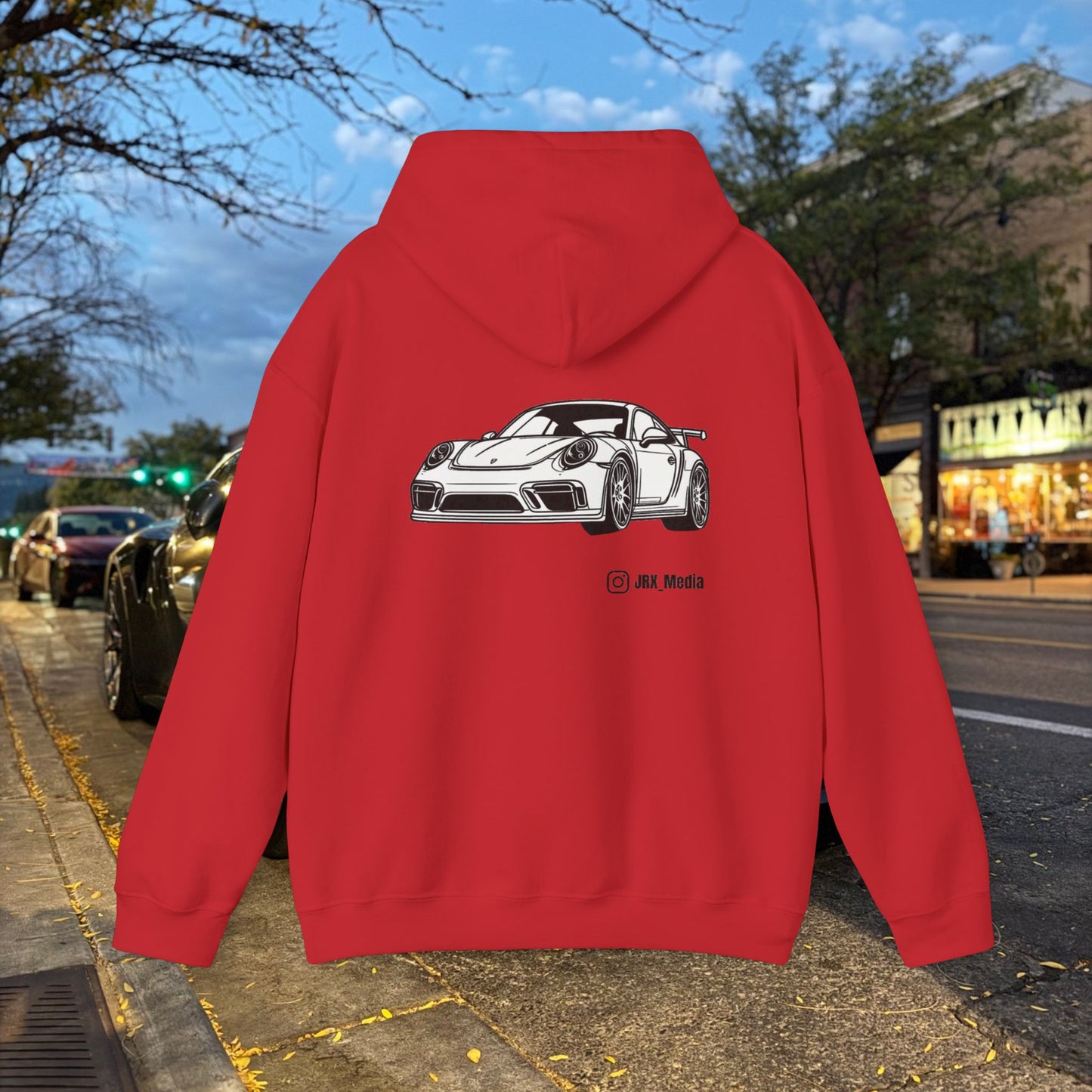 Porsche Hoodie - Sponsor JRX Media